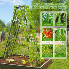 Heavy Duty 2 Pack 50"x17" Adjustable A-Frame Trellis - Image 7