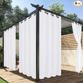 HolidayIdeas White Outdoor Curtains by HolidayIdeas