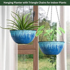 12 inch Large Hanging Planters for Indoor Outdoor Plants, Hanging Baskets for - Image 7