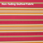 SUNCREAT Double Hammock Quilted Fabric Swing - Image 6