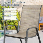 TLSUNNY 7 Pieces Patio Dining Set, Outdoor Table and Chairs W/1.69″ Umbrella - Image 8