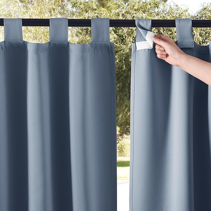 NICETOWN 2 Panels Outdoor Curtainss by NICETOWN