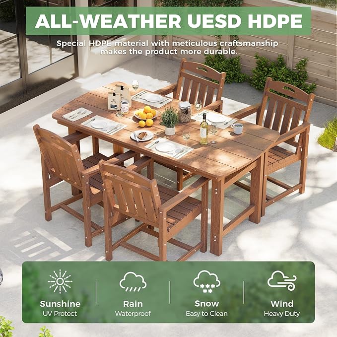 5-Piece Outdoor Dining Furniture Set - Image 3