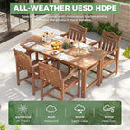 5-Piece Outdoor Dining Furniture Set - Image 3