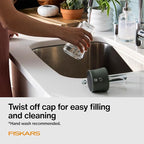 Fiskars 2-in-1 Mist & Pour Watering Carafe, Glass Plant Mister - Image 7