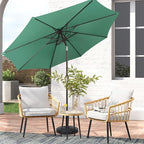 Blissun 9' Outdoor Patio Umbrella, Outdoor Table Umbrella, Yard Umbrella - Image 6