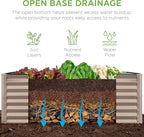 Best Choice Products 4x2x2ft Outdoor Metal Raised Garden Bed, Deep Root Box - Image 5