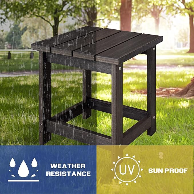 LZRS Adirondack Square Outdoor Side Table - Image 4