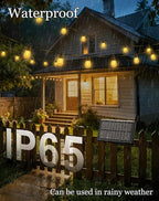 50ft-Solar-Powered-Lights-Outdoor-Waterproof-String - Image 2