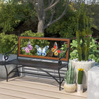 39.7" Outdoor Bench, Garden Bench, Patio Bench - Image 7