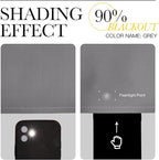 NICETOWN Blackout Grey Curtains Panel - Image 8