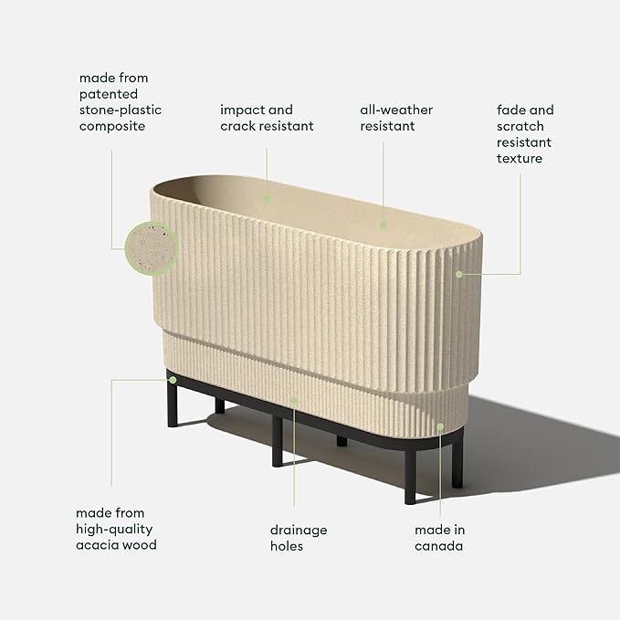 Veradek Demi Series Raised Long Planter - Image 3