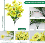 24 Bundles Artificial Pansy Flowers - Image 2