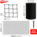 Heavy Duty Bird Netting for Garden Protection & Fruit Trees, 7.5x100 Ft - Image 2