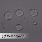 NICETOWN Outdoor Curtain for Patio Waterproof Public Separator, Rustproof Top & - Image 3