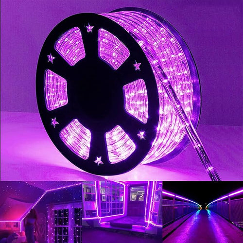 100ft LED Rope Lights Outdoor, 720 LED Connectable and Flexible Tube Lights by Jnaurb