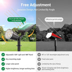Solar Spot Lights Outdoor Waterproof: 1000LM Big Adjustable Spotlight - Image 5