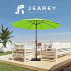 JEAREY 9FT Outdoor Patio Umbrella Outdoor Table Umbrella - Image 6