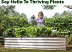 Plant & Plot Galvanized Raised Garden Beds Outdoor // 6×3×1 ft Planter Raised - Image 4