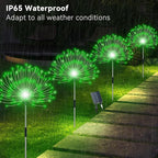 Solar Garden Lights Outdoor Waterproof, 4 Pack Total 480 LED Solar Firework - Image 3