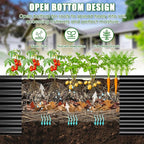 Galvanized Raised Garden Bed Kit Outdoor Patio, Deep Root Box Planter - Image 6