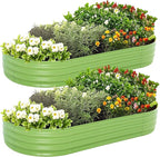 Galvanized Raised Garden Bed, Raised Beds by AmazStove