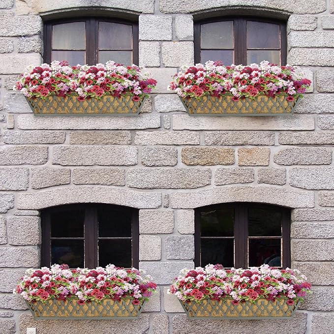 2 Pack 30 Inch Window Boxes Planters Railing Planter Box - Image 6
