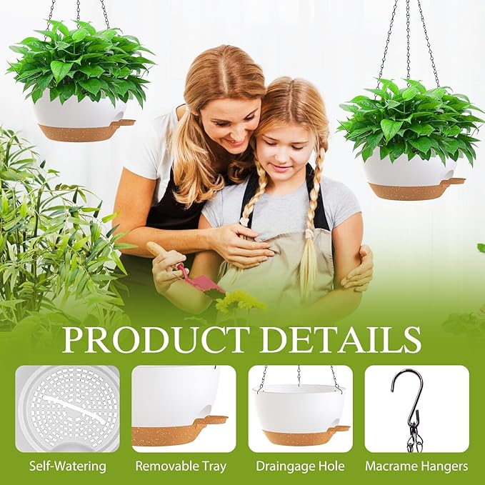12 Inch Hanging Baskets 2 PC - Image 3