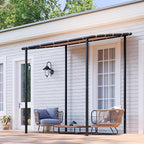 Aoxun 8x5 Lean to Gazebo Outdoor Pergola - Image 2