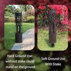 4Pack Solar Pathway Lights Outdoor, Landscape Lighting Dust to Dawn Solar Lights - Image 4