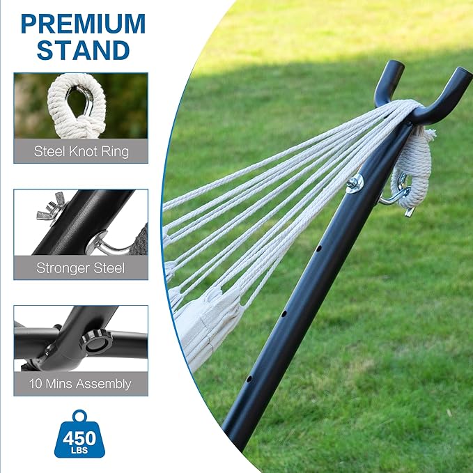 PNAEUT Double Hammocks with Stand - Image 7