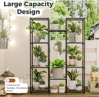 Bamworld Plant Stand Outdoor Metal Plant Shelf - Image 3