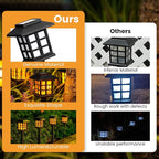 GIGALUMI Solar Lights for Outside, 12 Pack Flickering Flame LED Solar Outdoor - Image 3