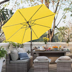 JEAREY 9FT Outdoor Patio Umbrella Outdoor Table Umbrella - Image 4
