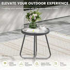 UDPATIO Patio Dining Set of 3, Outdoor Table and Chairs Set - Image 8
