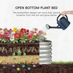 AHEONLAR 3Pack 2x2x1 ft Round Galvanized Raised Garden Bed Kit Round Metal - Image 5