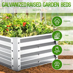 Highpro Galvanized Raised Garden Bed Kit, 4×2×1ft Planter Box - Image 5