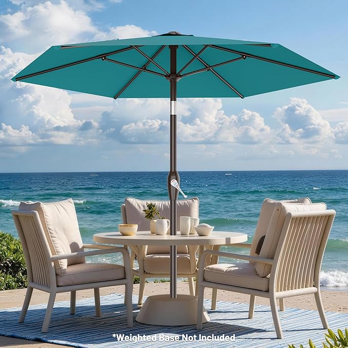 AreShark 7.5FT Patio Umbrella Table Market Umbrella - Image 6