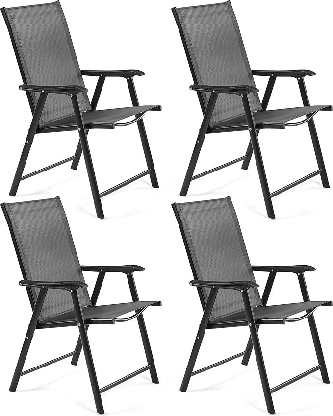 Yaheetech Patio Dining Chairs Set of 4 by Yaheetech