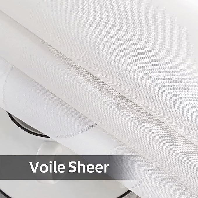 SpaceDresser Waterproof Outdoor Sheer Curtains - Image 9