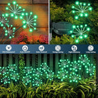 Solar Garden Lights 2 Pack Waterproof Swaying Starburst Light Solar Outdoor - Image 5