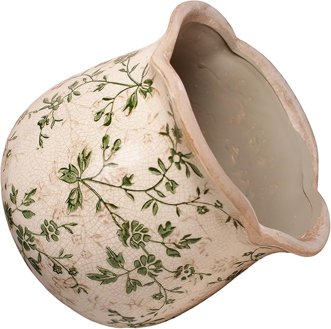 Vintage Ceramic 6.11'' Plant Pots, Decorative Vase - Image 2