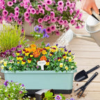 Window Box Planter 6 Pcs, 18 Inches Rectangle Flower Pots - Image 7