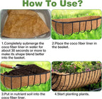 48in Coco Liners for Window Planter Box - Image 7