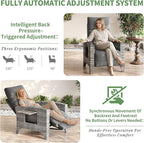 IDEALHOUSE Wicker Outdoor Recliner Reclining Patio Chairs - Image 6