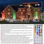 LJLNION 98.5ft Christmas Lights Color Changing - Image 3