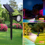 Solar Spot Lights Outdoor Waterproof, 18 LED Solar Powered Landscape Lighting - Image 6