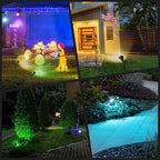 Solar Spotlights Outdoor Color Changing, 180°Adjustable Flag Pole Lights - Image 6
