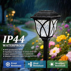 GIGALUMI 8 Pack Solar Lights Outdoor Waterproof, LED Solar Garden Lights - Image 3