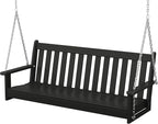 POLYWOOD GNS60BL Vineyard 60" Outdoor Swing by POLYWOOD